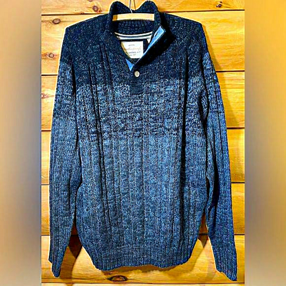 Weatherproof Vintage collection‎ Henley sweater. Men’s Medium